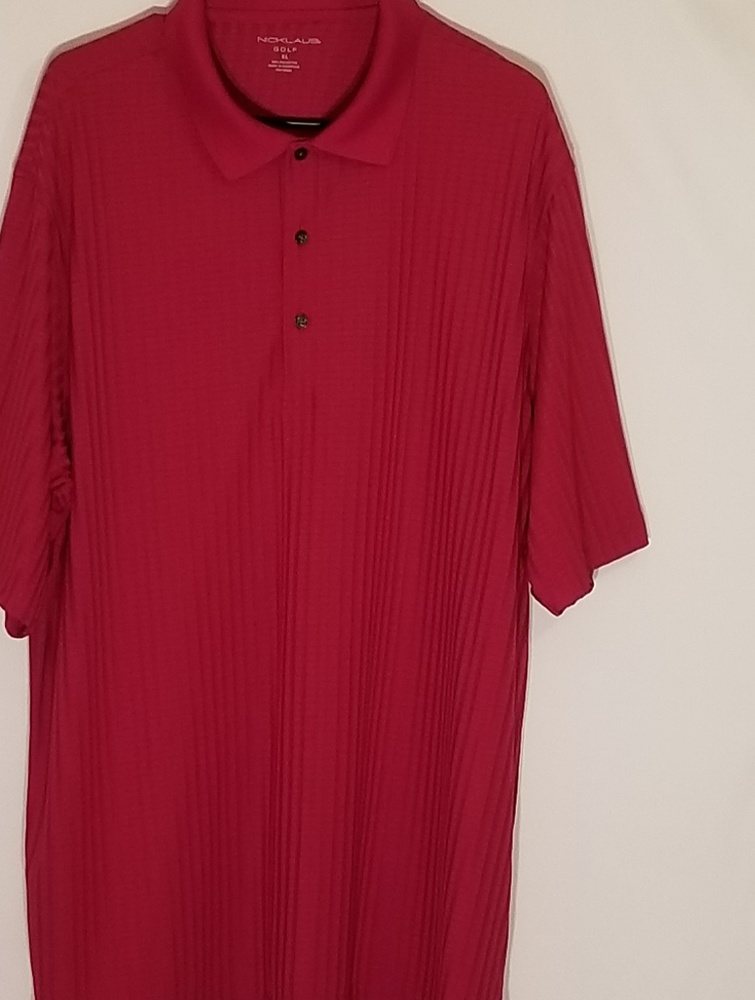 Red Nicklaus Golf Polo Shirt